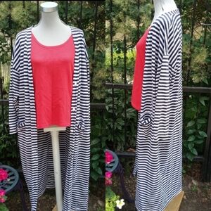VINTAGE 80's Cardigan/Tank Top Size Large